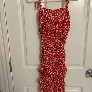 🔶 3 for 35 🔶 Floral ruched dress